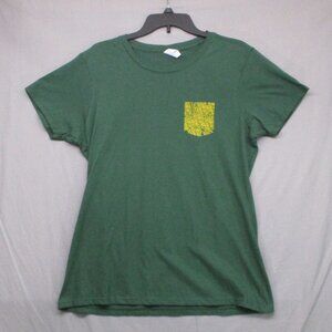 Proper No.12 Irish Whiskey Graphic Print T-Shirt Green Women Size |‎ L